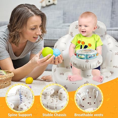 BabySit™: El Sillón Mágico que Ayuda a Tu Pequeño a Sentarse con Estilo