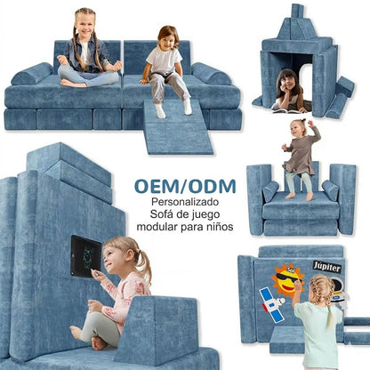 Sofá Mágico para Niños 🎨🛋️ | Se Transforma en Juego, Cama y Espacio Creativo en Segundos